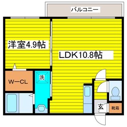 元町駅 徒歩7分 4階の物件間取画像